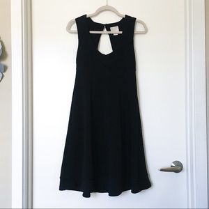 Anthropologie Maeve Black Sweetheart Button Dress
